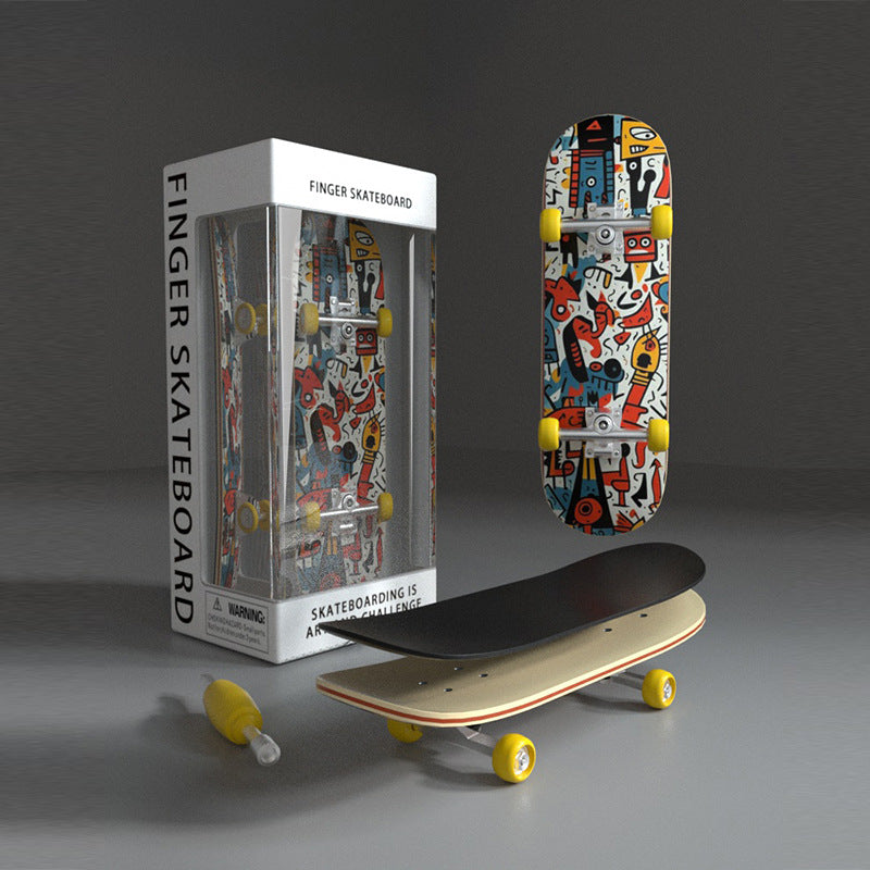 Five-layer maple fingertip skateboard