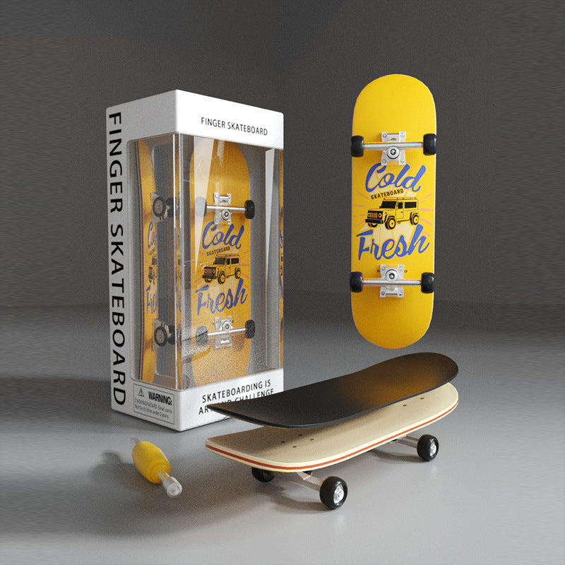 Five-layer maple fingertip skateboard