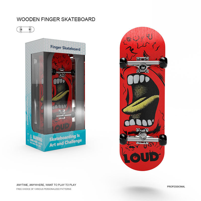 Five-layer maple fingertip skateboard