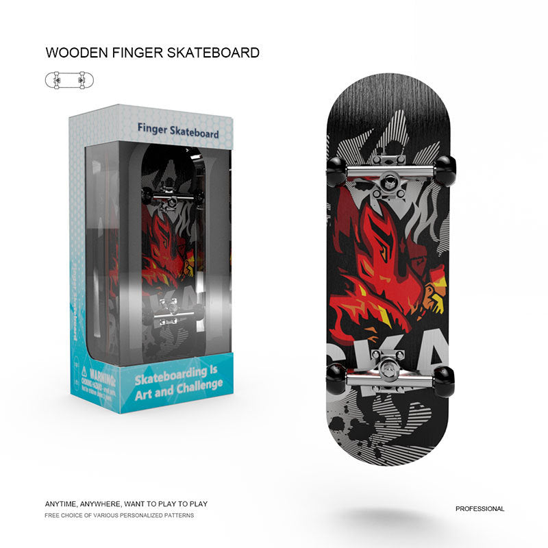 Five-layer maple fingertip skateboard