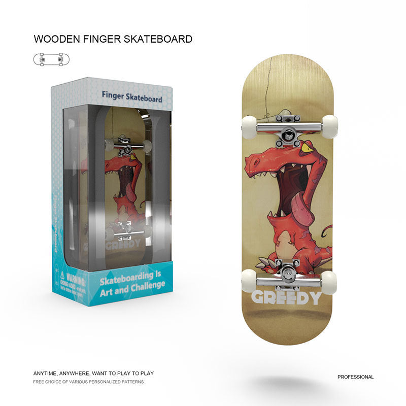 Five-layer maple fingertip skateboard