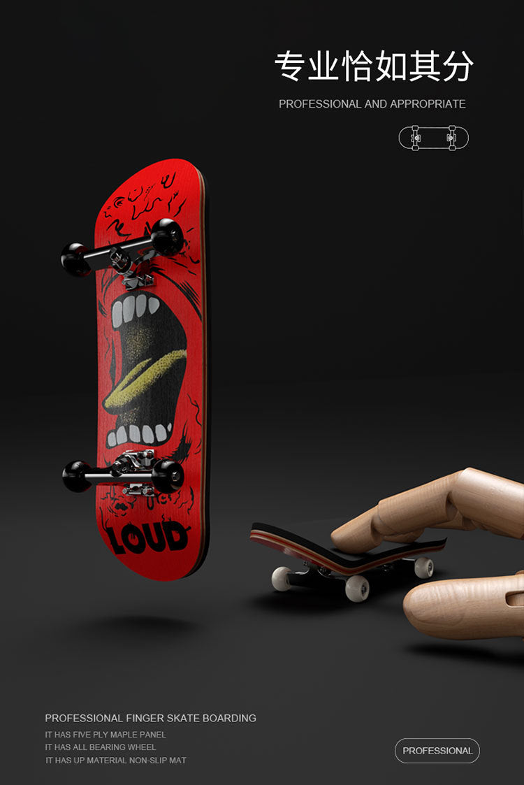 Five-layer maple fingertip skateboard