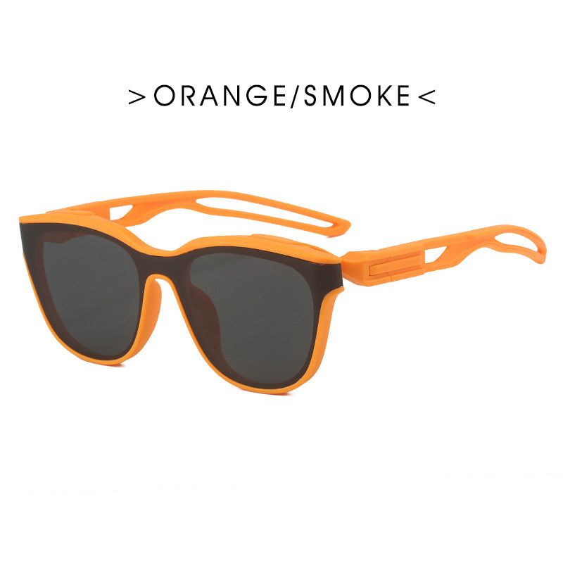 Lunettes de soleil de nouveau style pour hommes et femmes, petites lunettes de soleil d'extérieur haut de gamme et mettant en valeur le visage 