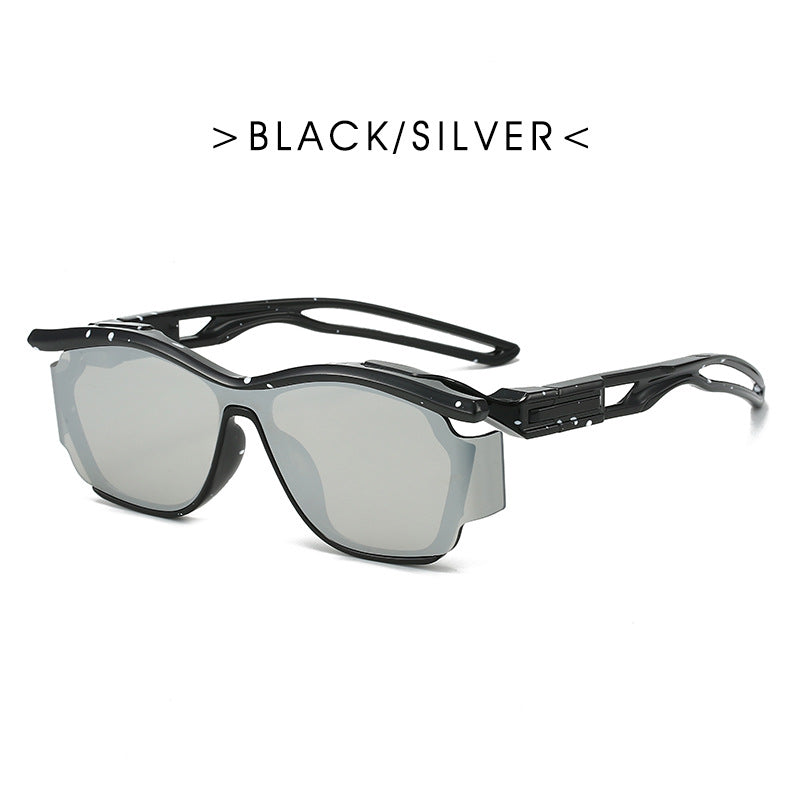 Lunettes de soleil de nouveau style pour hommes et femmes, petites lunettes de soleil de sport de plein air haut de gamme qui mettent en forme le visage 