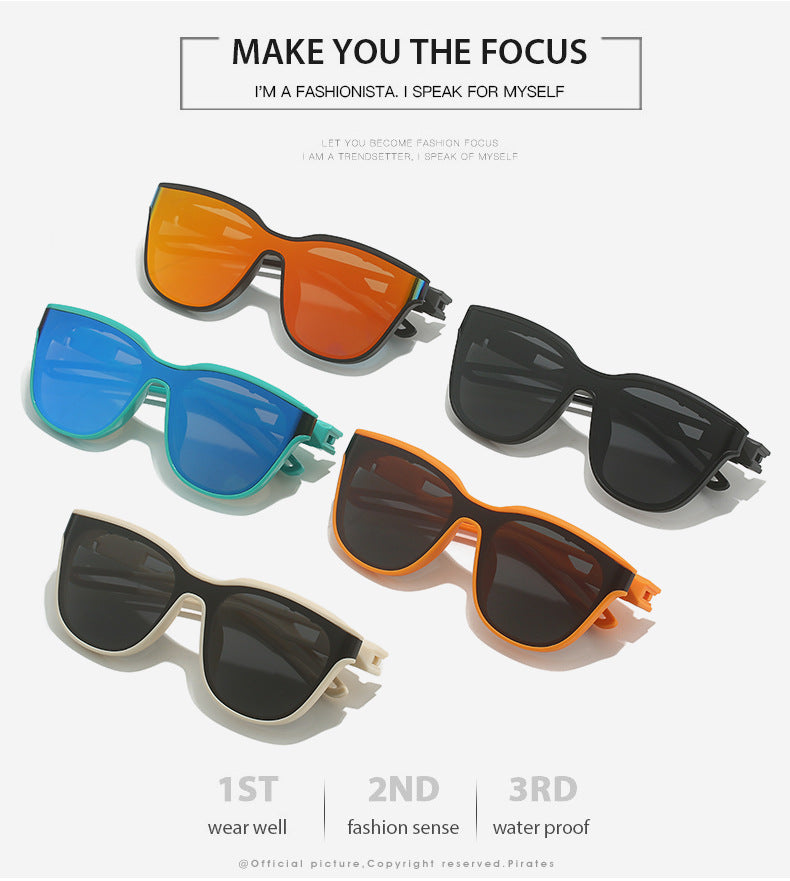 Unisex high-end face-shaping sunglasses