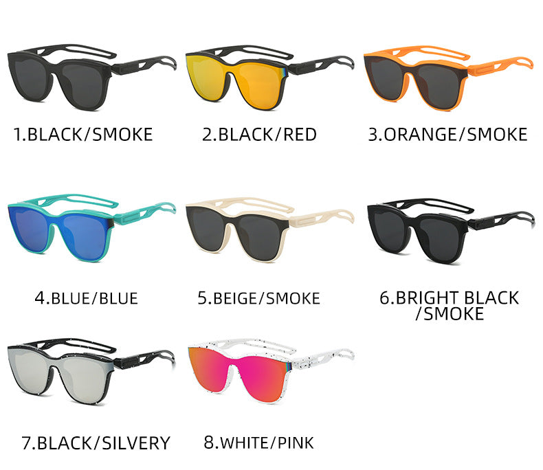 Unisex high-end face-shaping sunglasses